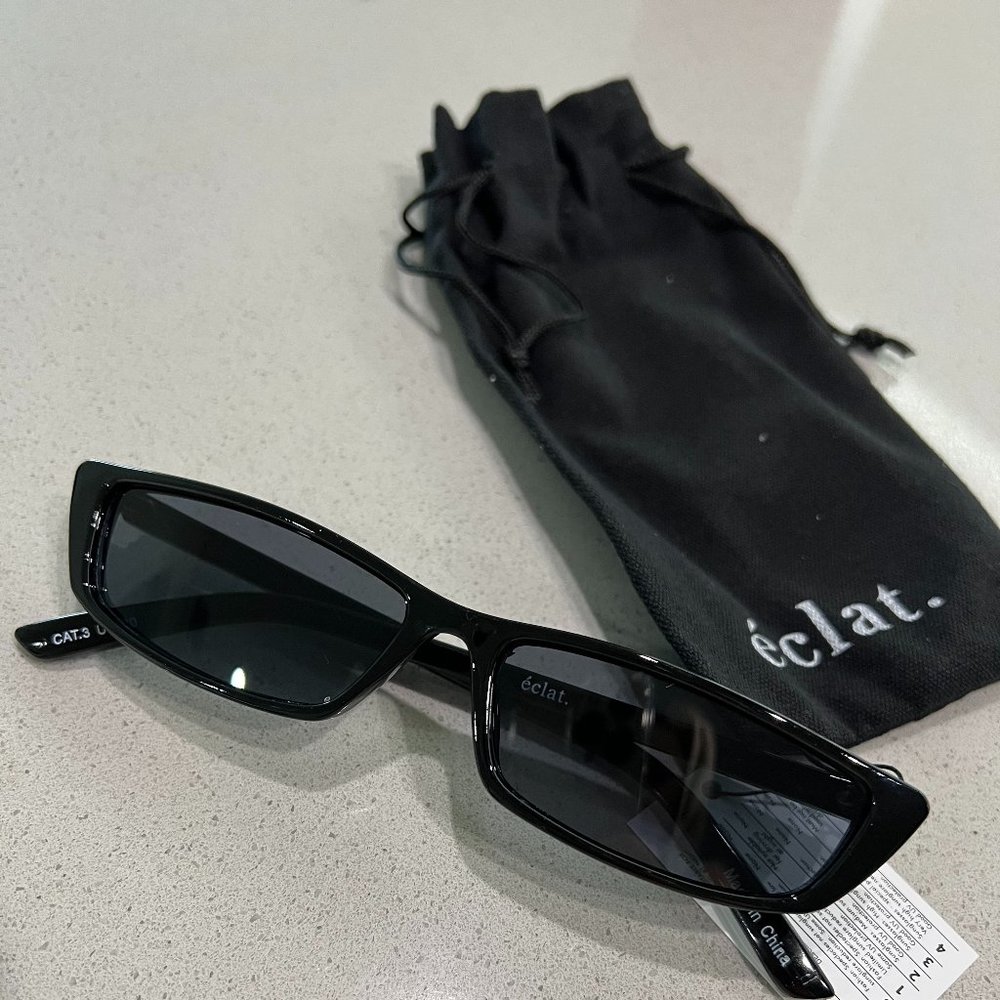 Eclat Ziggy Black Supermodel Sunglasses